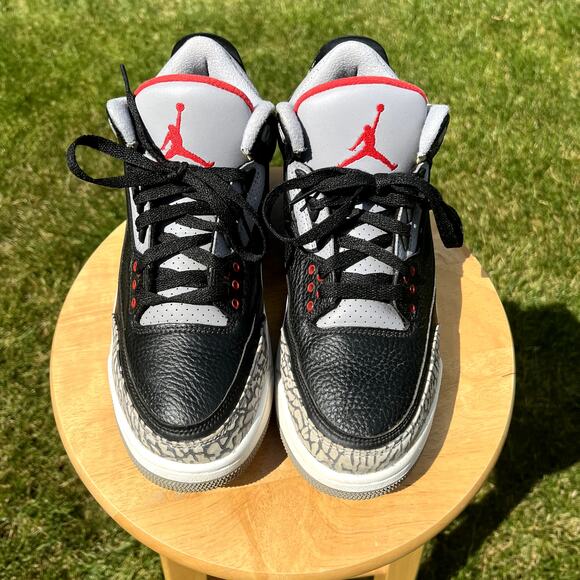 Nike Air Jordan 3 Retro OG Black Cement 2018 Men\'s Shoes - Size 9.5 - Ships Now main image 9